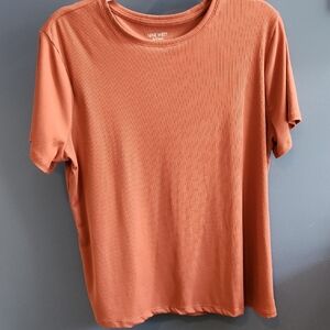 Nine West Women's Rust Short Sleeve Tee